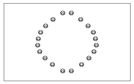 Leute sitzen im Kreis